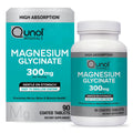 Magnesium Glycinate 300mg 100% Glycinate Chelated Magnesium Supplement 90ct Tablets